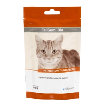 FeliGum® Dia – smaczna pomoc przy kociej biegunce